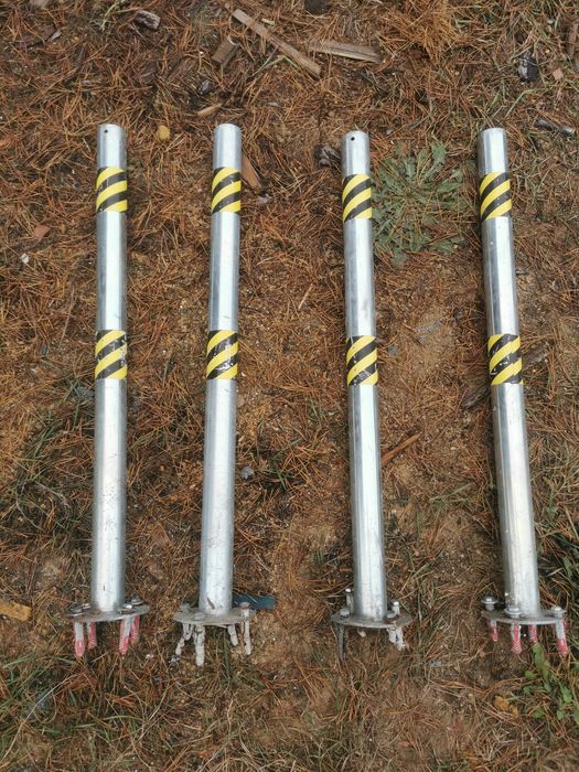 Słupek ochronny, ostrzegawczy, parkingowy, stalowy