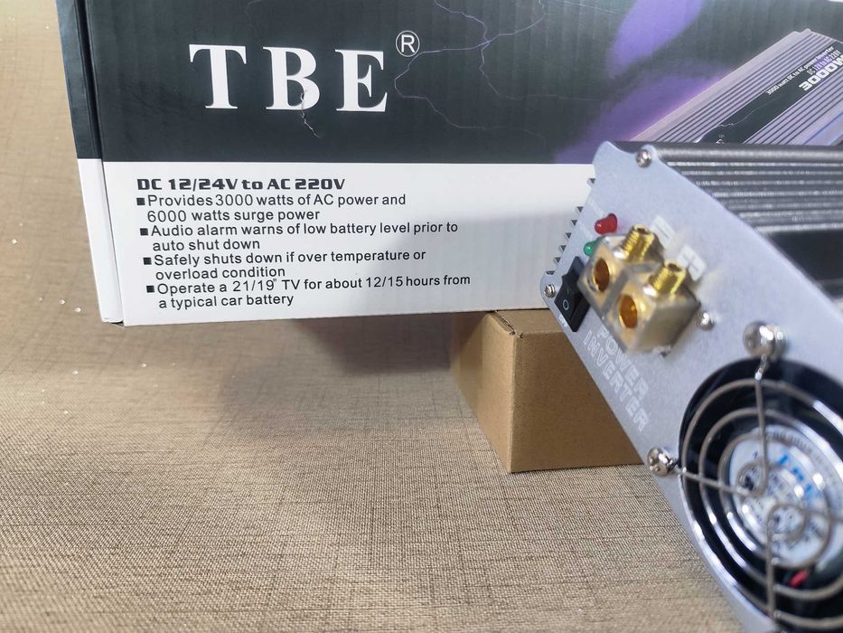 Инверторы 12V-220V на 3000W и 6000W | Чистый синус и Мощный TBE