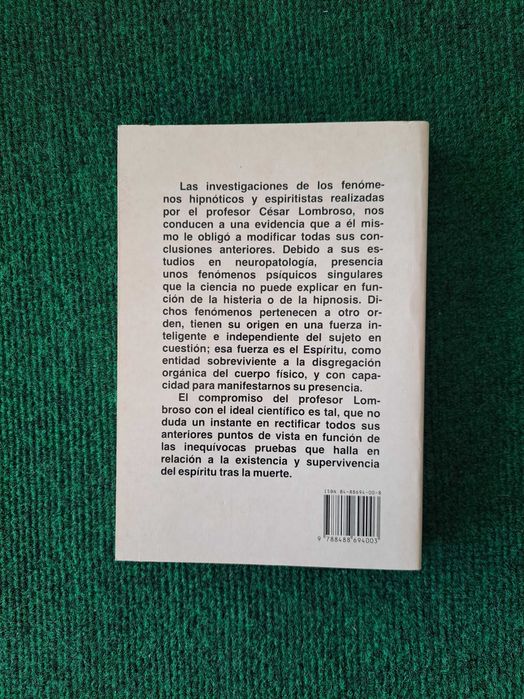 Los Fenómenos de Hipnotismo y Espiritismo - César Lombroso