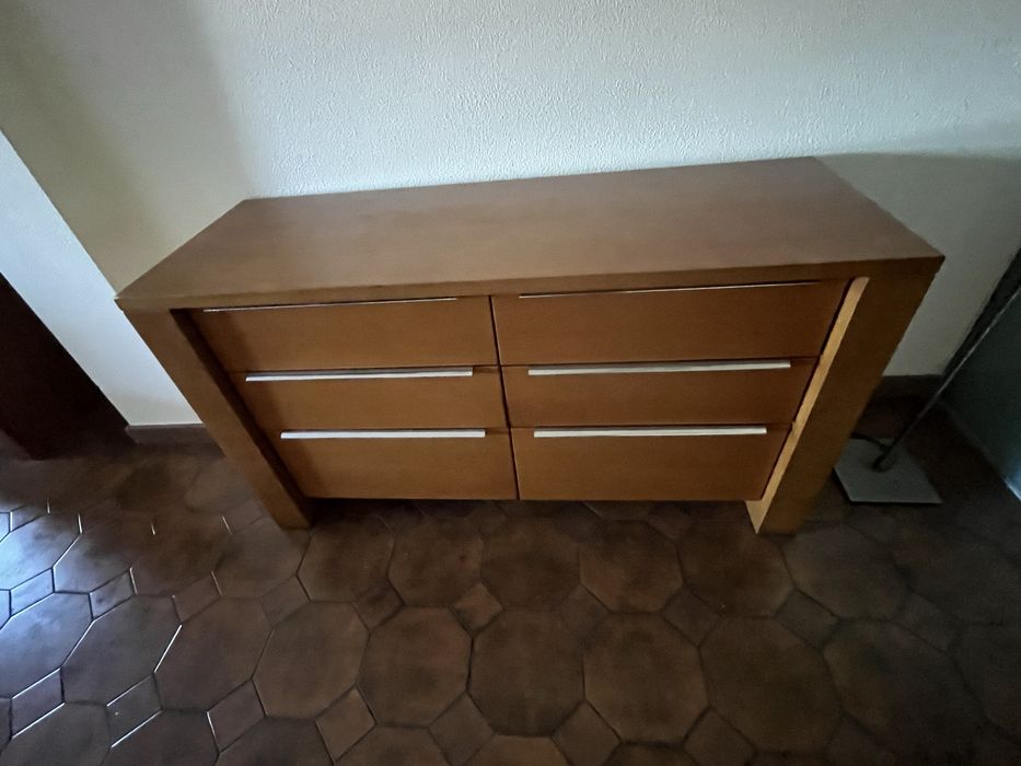 Mobilia de sala em carvalho