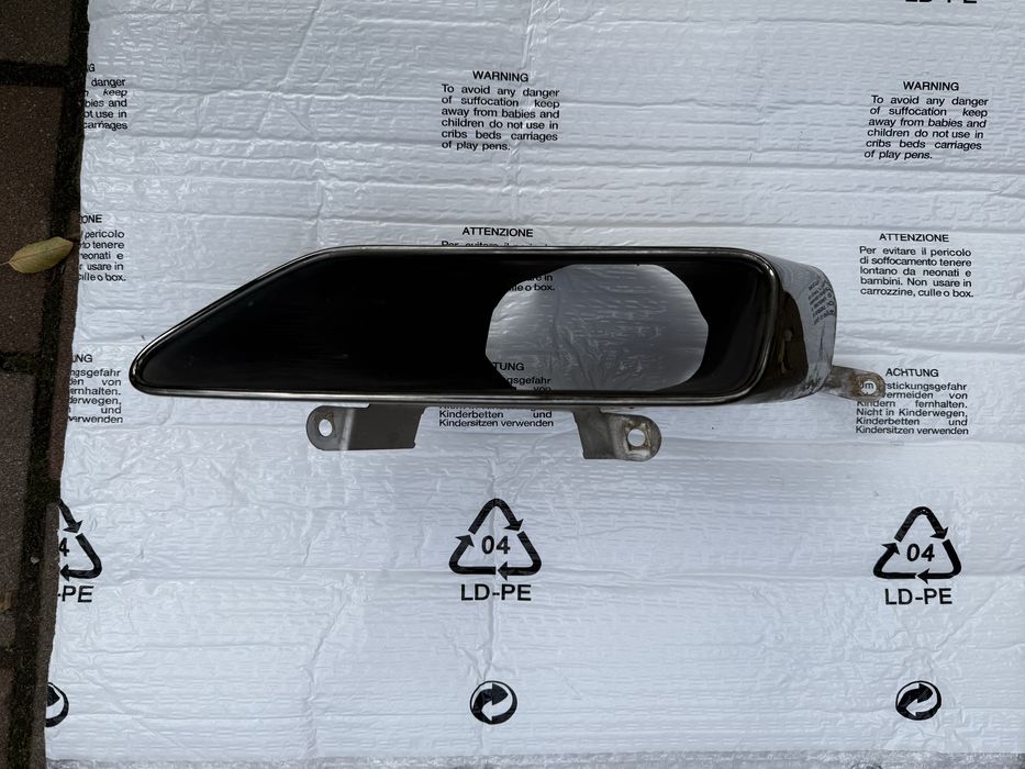 Насадка глушителя в бампер для Audi A5 S-line 2020+ левая