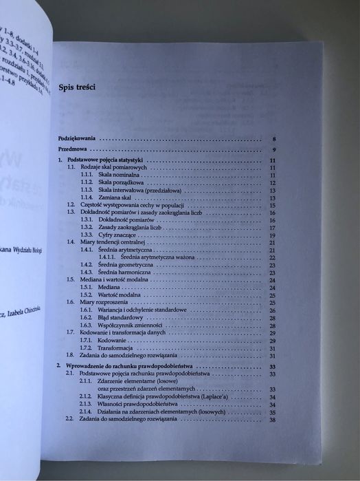 Przewodnik do ćwiczeń ze statystyki dla studentów biologii UG