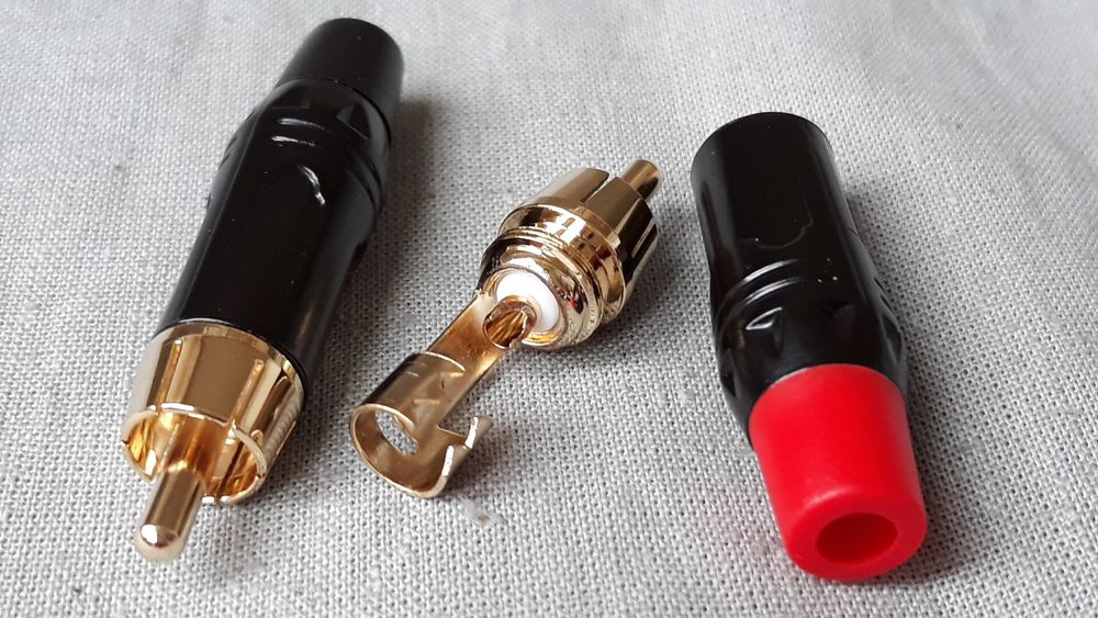 Серебро / фторопласт / медь. Межблочный кабель 2RCA - 2RCA.