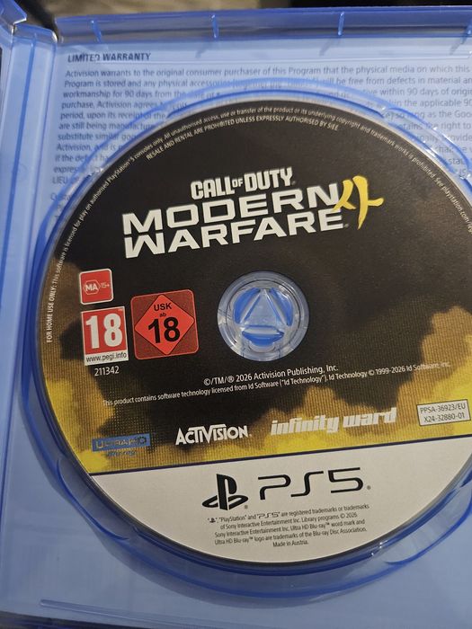 Jogo ps5 call of duty mw4