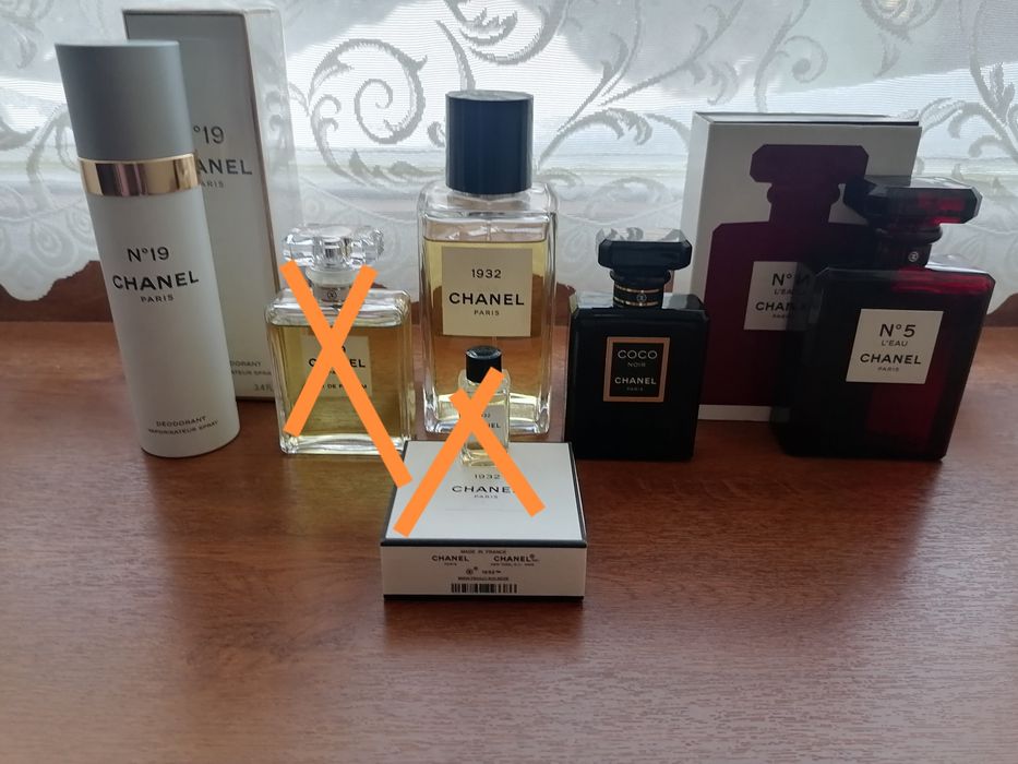 Парфуми Chanel 19,Chanel 5, Chanel 1932, Coco Noir, оригінал
