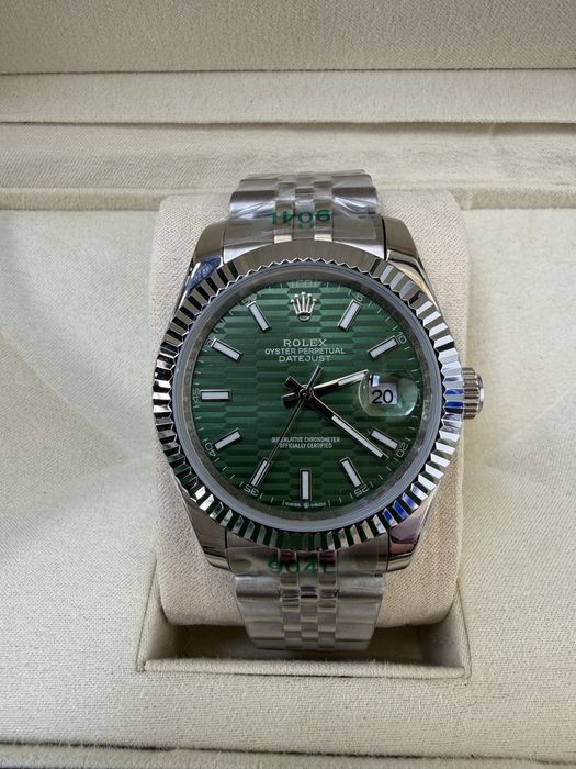 Rolex Datejust Motif Mint Green 41 mm