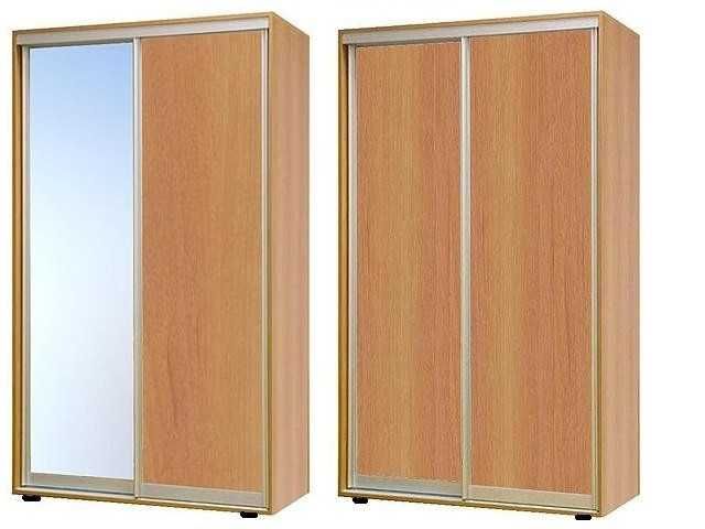 Шкаф купе 120х60х240h, Стандарт, 2 зеркала.