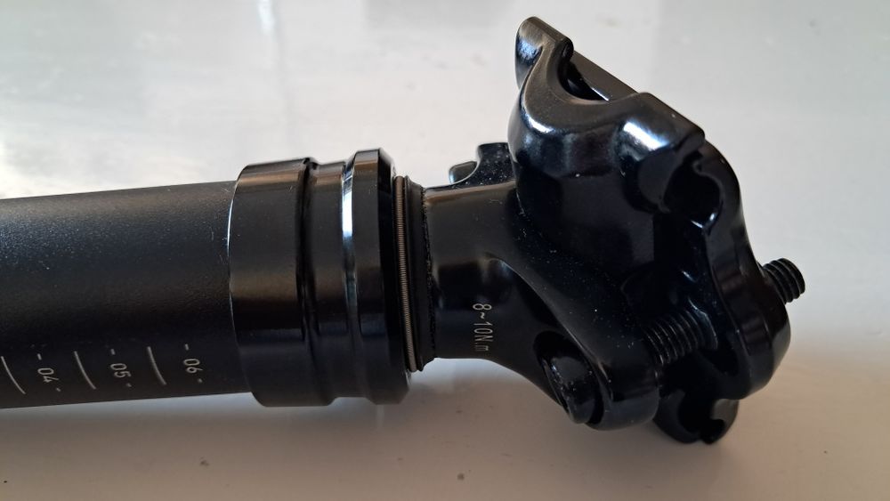 Espigão TranzX de selim de bicicleta MTB com ajuste de altura de 100mm