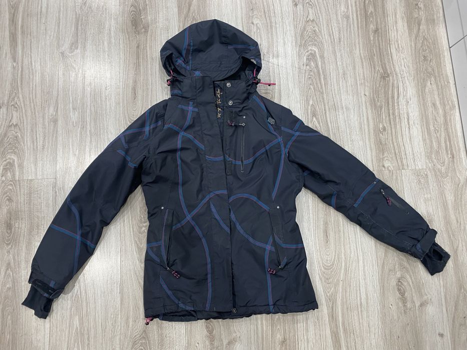 Czarna wodoodporna kurtka na Narty snowboard s-m C&A