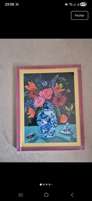 Ilustração em quadro
