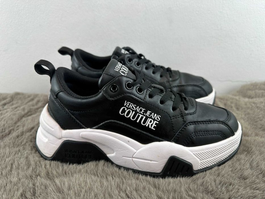 sneakersy versace jeans couture skórzane 37