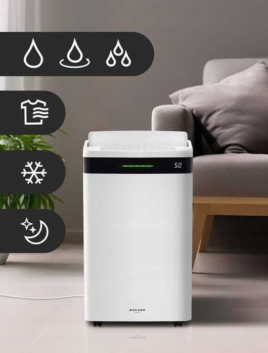 WYDAJNY Osuszacz powietrza pochłaniacz wilgoci oczyszczacz timer WIFI