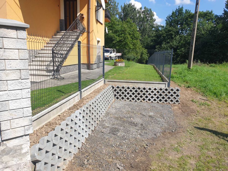 Ogrodzenie/ogrodzenia panelowe z montażem. Bramy, Furtki Montaż