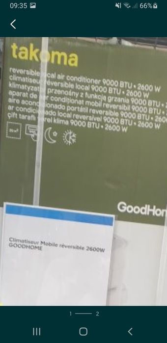 Klimatyzator z grzaniem