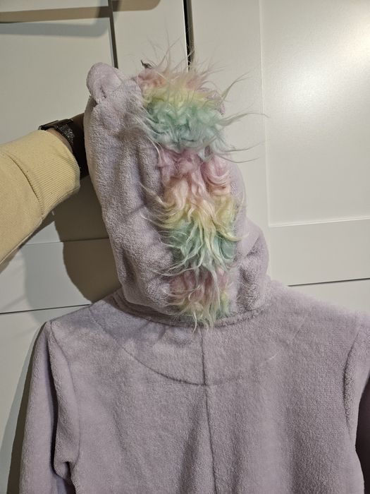 Kombinezon jednorozec r.134 przebranie piżama