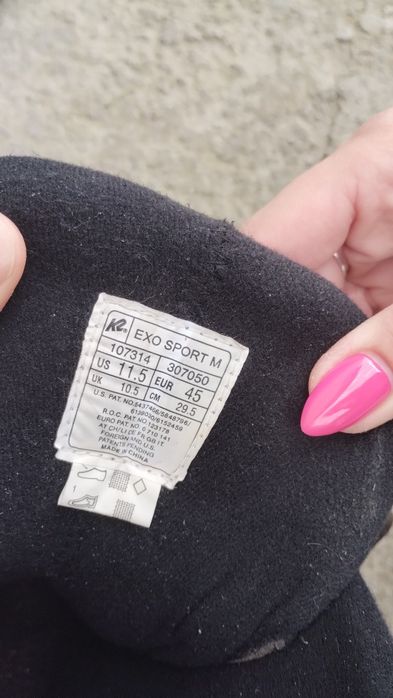 Rolki K2 męskie rozmiar 45