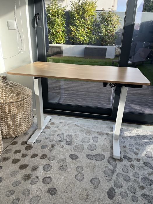 Mesa de escritório elevável com motor elétrico 110Lx60Px73-118A