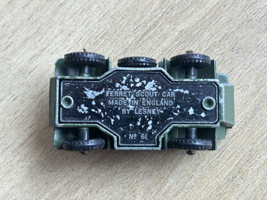 Lesney No 61 Ferret Scout car model samochodu kolekcja