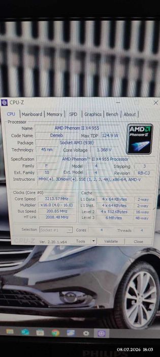 Комплект Материнська плата ASUS M4A89GTD PRO (Socket AM3)