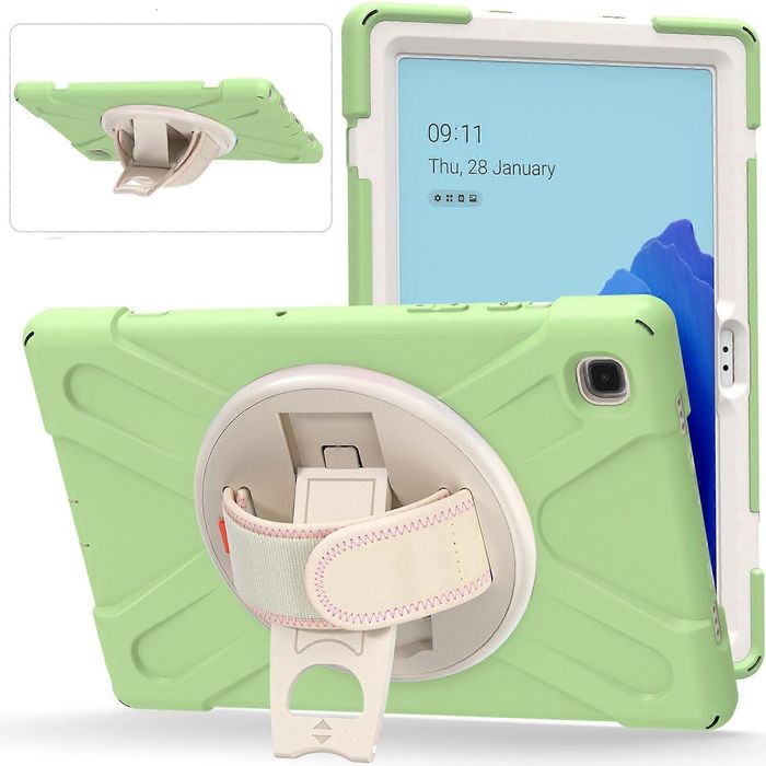 Etui do Galaxy Tab S7 12,4" z Podstawką i Paskiem na Ramię Zielone