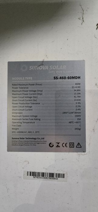 Panele PV fotowoltaiczne 800w