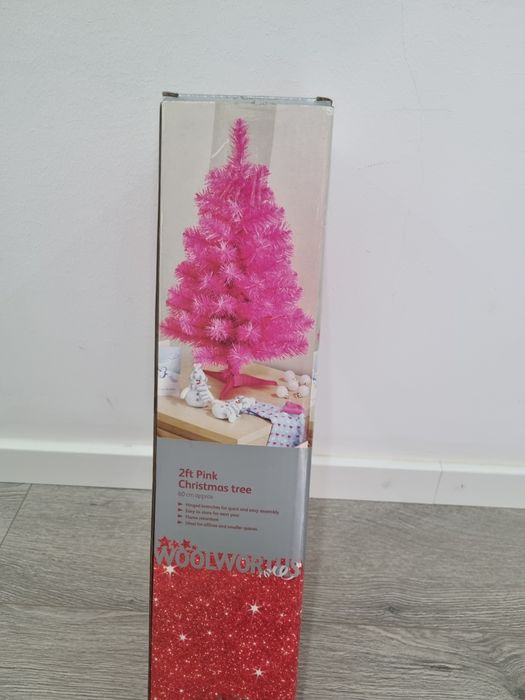 Árvore de Natal Cor-de-Rosa