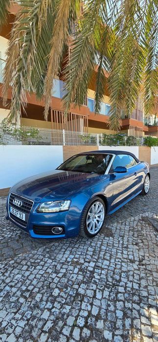 Audi A5 Cabriolet 2.0 Turbo — Azul, Capota Elétrica, Pronto Para o Verão
