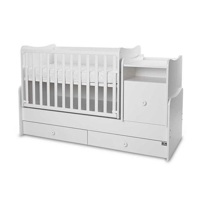 Berço Evolutivo Lorelli com os 2 colchões (berço e cama)