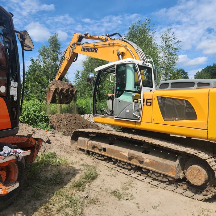 Wynajem koparki 27 ton