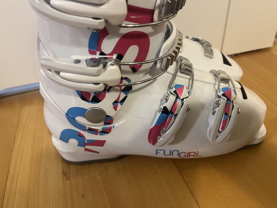 Zestaw narty 130cm + buty 24,5