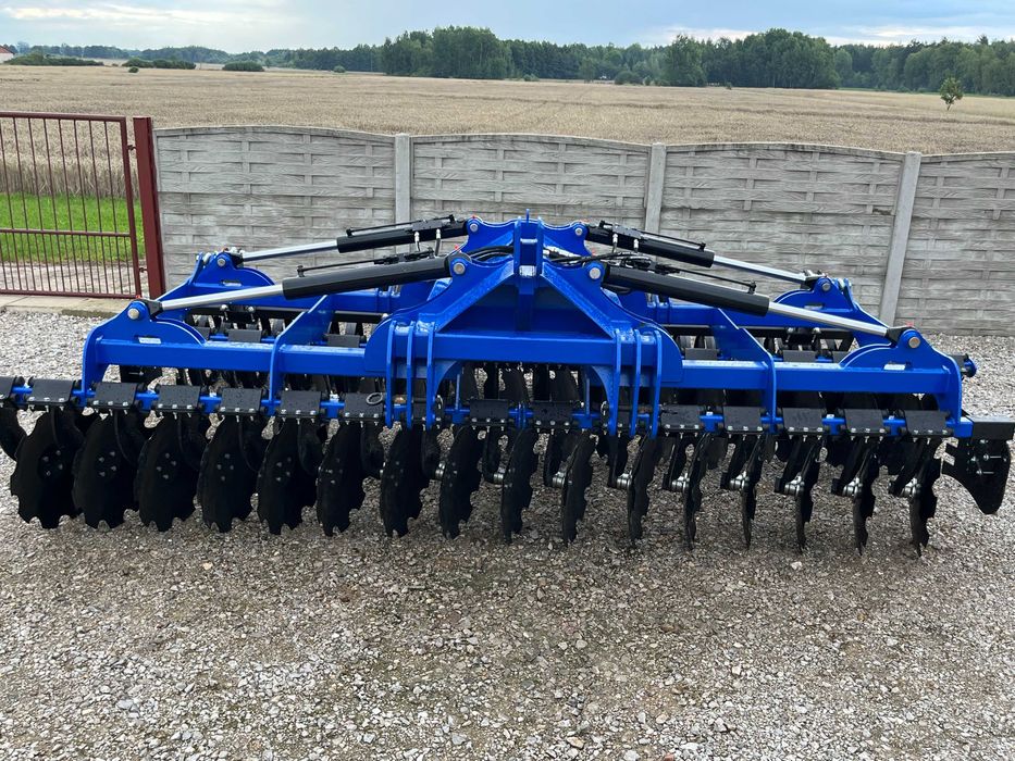 Brona talerzowa talerzówka hydrauliczna składana 4m 5m // Woj-Tech