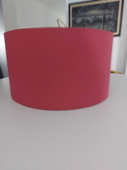 Candeeiro rosa usado