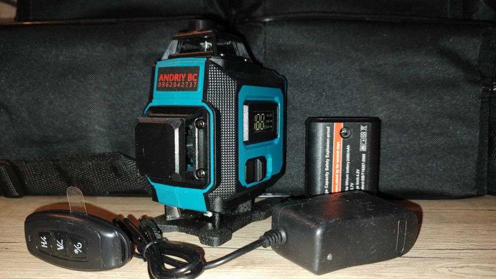 Лазерний рівень, нівелір, уровень, різні комплектації, 4D 360°