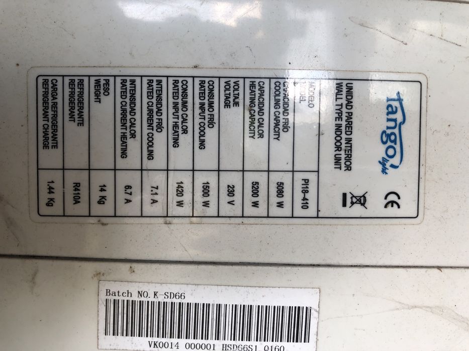 Ar condicionado Tango