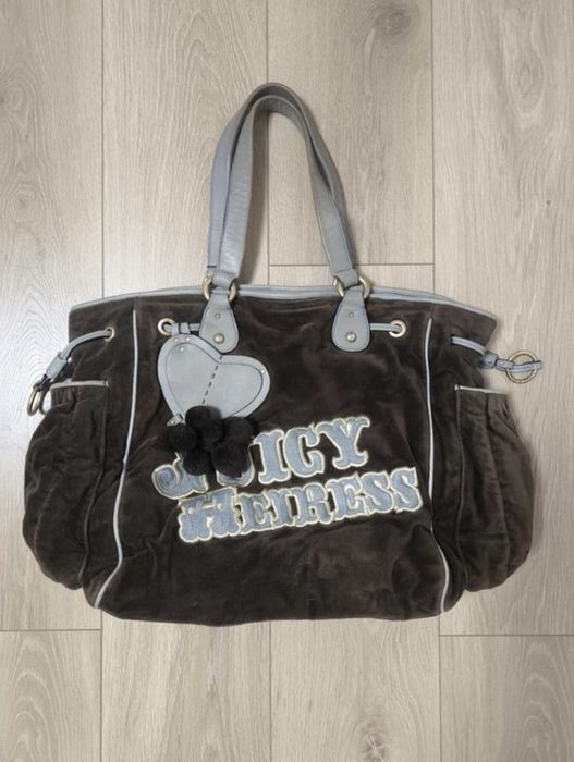 Juicy Couture VINTAGE Heiress Daydreamer Velvet shoulder bag