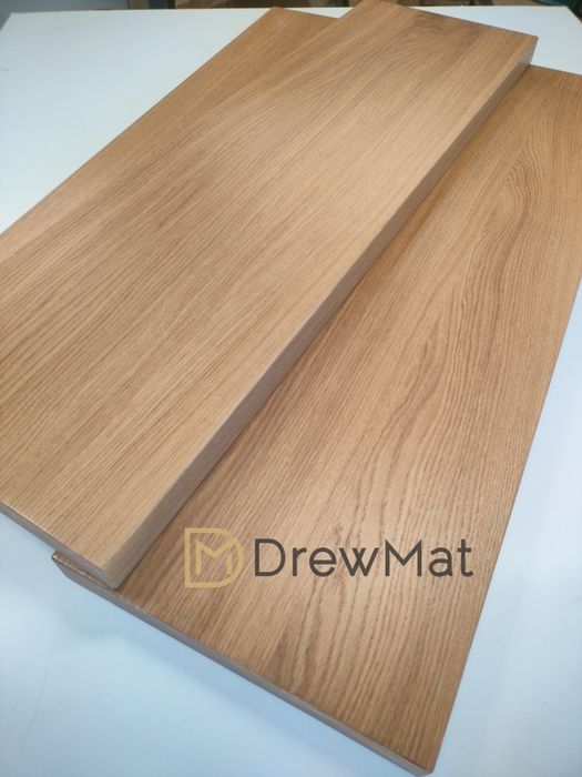 Stopnie dębowe lakierowane