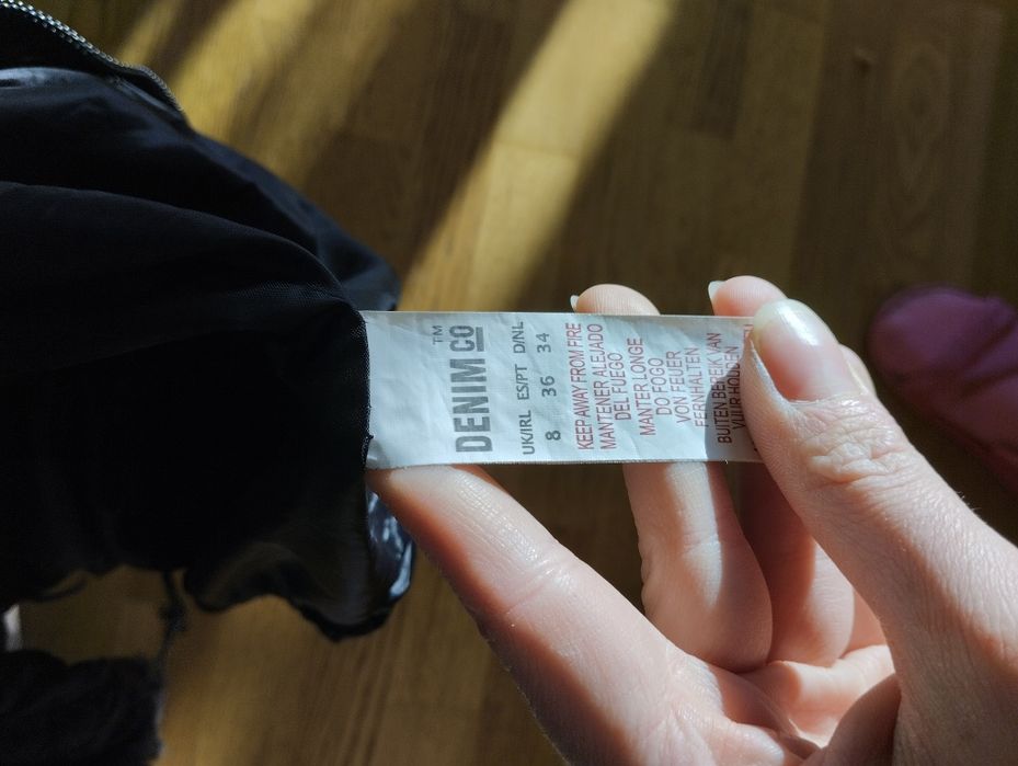 Płaszczyk przejściowy, parka, lekka narzutka, denim co