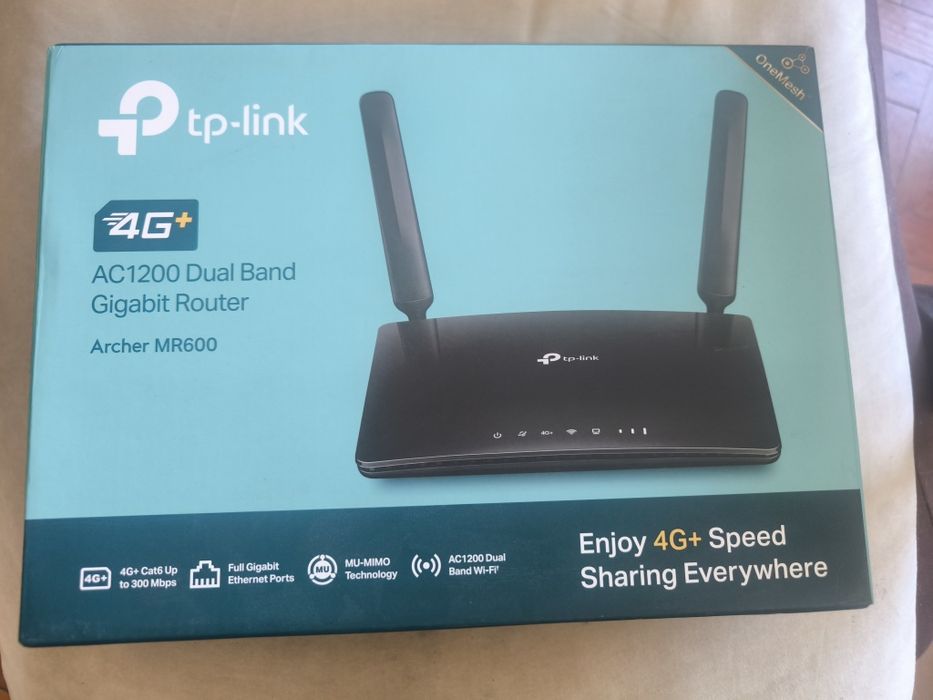 Router TP-Link Archer MR600 4G+ Cat6 AC1200 Gigabit (Livre / Desbloqueado)