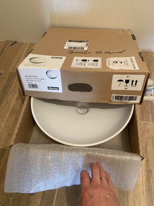 Умивальник Ravak UNI 400 B SLIM