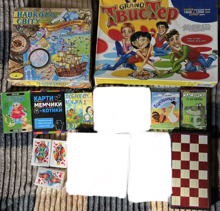 Настільні ігри різного типу
