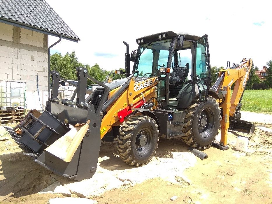 Koparko ładowarka, usługi koparką, koparka