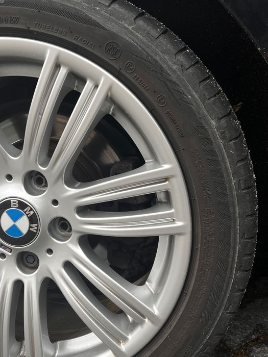 4 Jantes BMW 17 / Furação 5/120 / ORIGINAIS (Extra: pneus com piso)