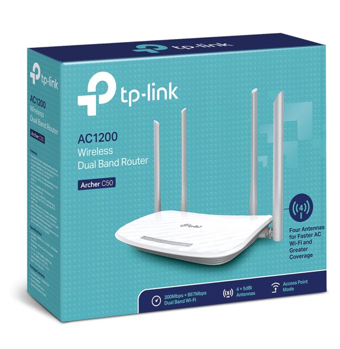 Wi-Fi роутер TP-LINK AC1200 Archer C50