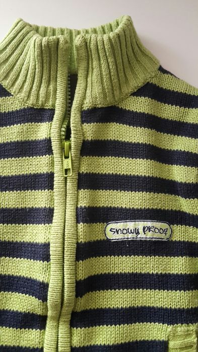 Sweterek rozpinany Coccodrillo 110 cm jak Nowy