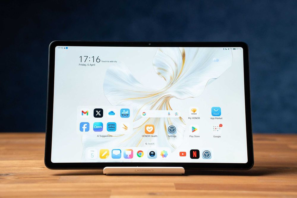 Потужний планшет Honor Pad White 10.9" 256GB з чохлом, склом та стилусом