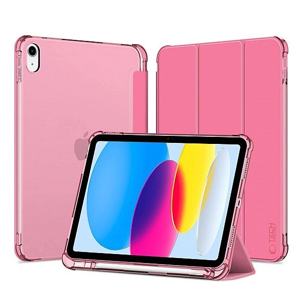 Etui Tech-Protect SC Pen Hybrid na iPad 10 / 2022 - różowe - przezrocz