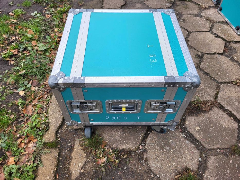 RACK 6U Shockmount  2x szyna (40cm / 50 do klapy) koła // FAKTURA 23%