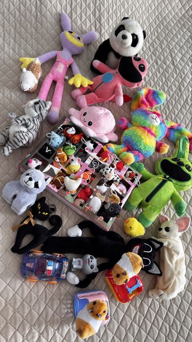 Іграшки дитячі мякі звірі