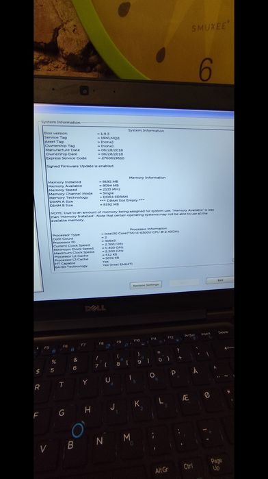 Laptop notebook Dell latitude 5480