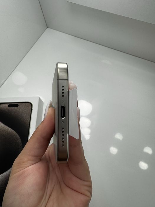 iPhone 15 Pro Max Natural Titanium 512GB NOVO PARA VIR BUSCAR HOJE